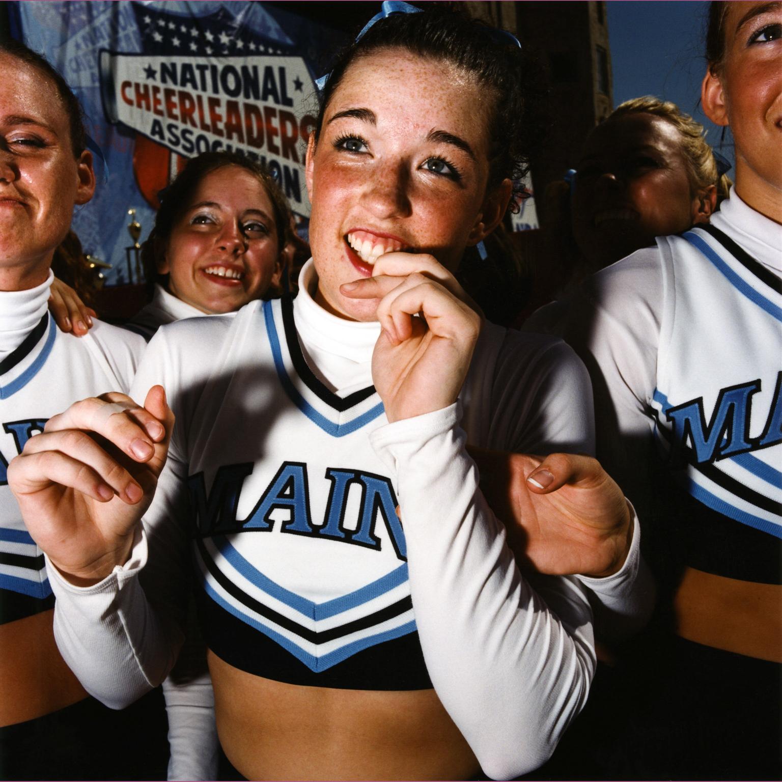 Brian Finke Color Photograph - Untitled (Cheerleading no. 19), 2001