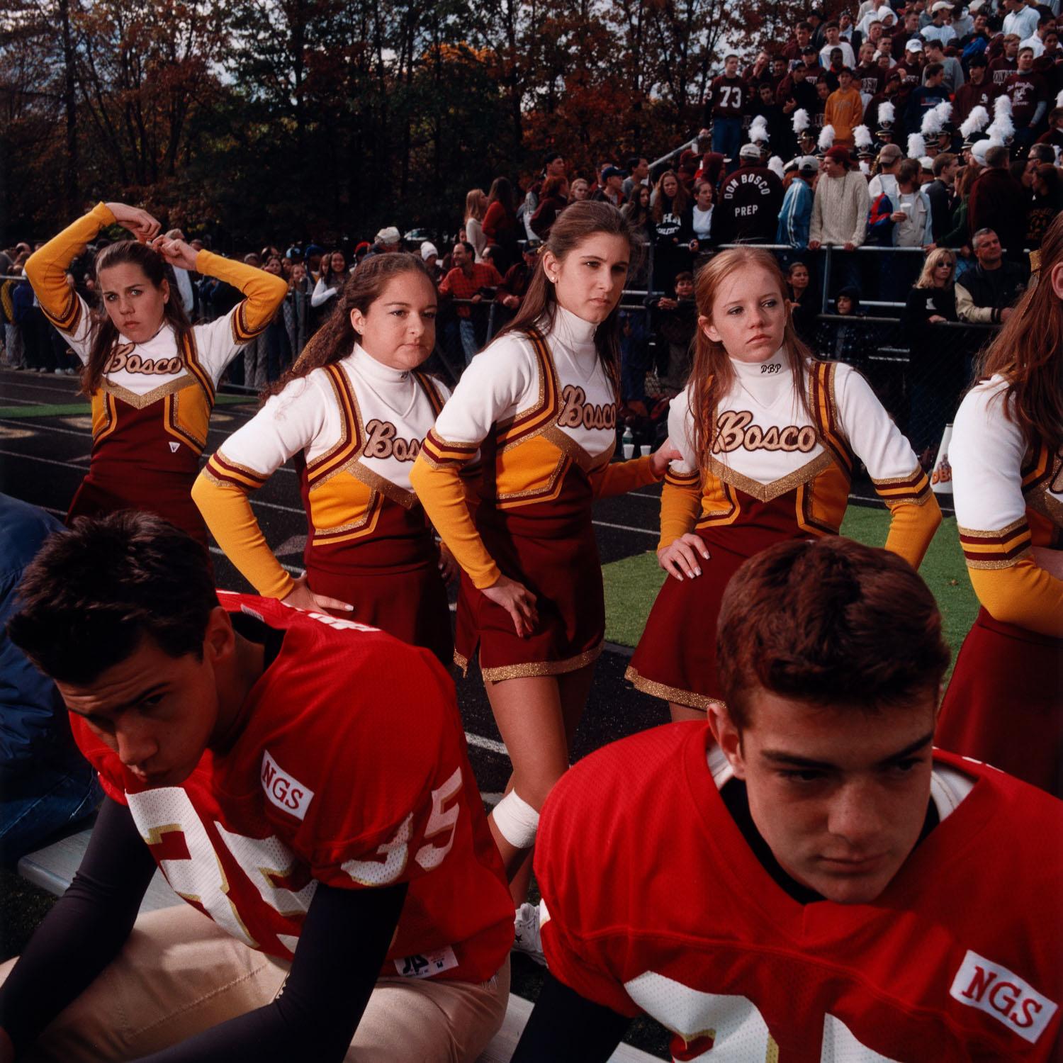 Brian Finke Figurative Photograph - Untitled (Cheerleading no. 95), 2001