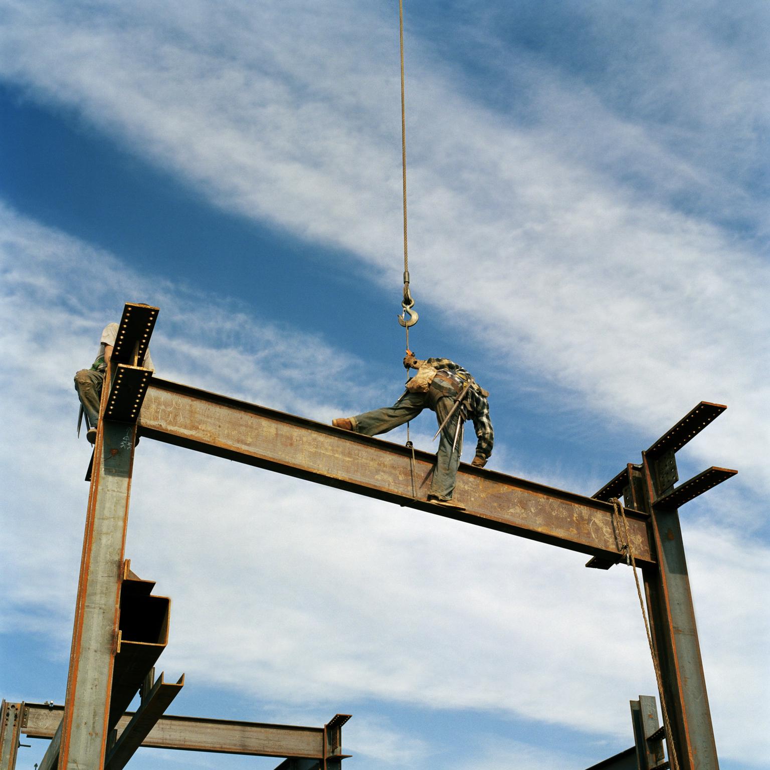 Brian Finke Color Photograph - Untitled (Construction)