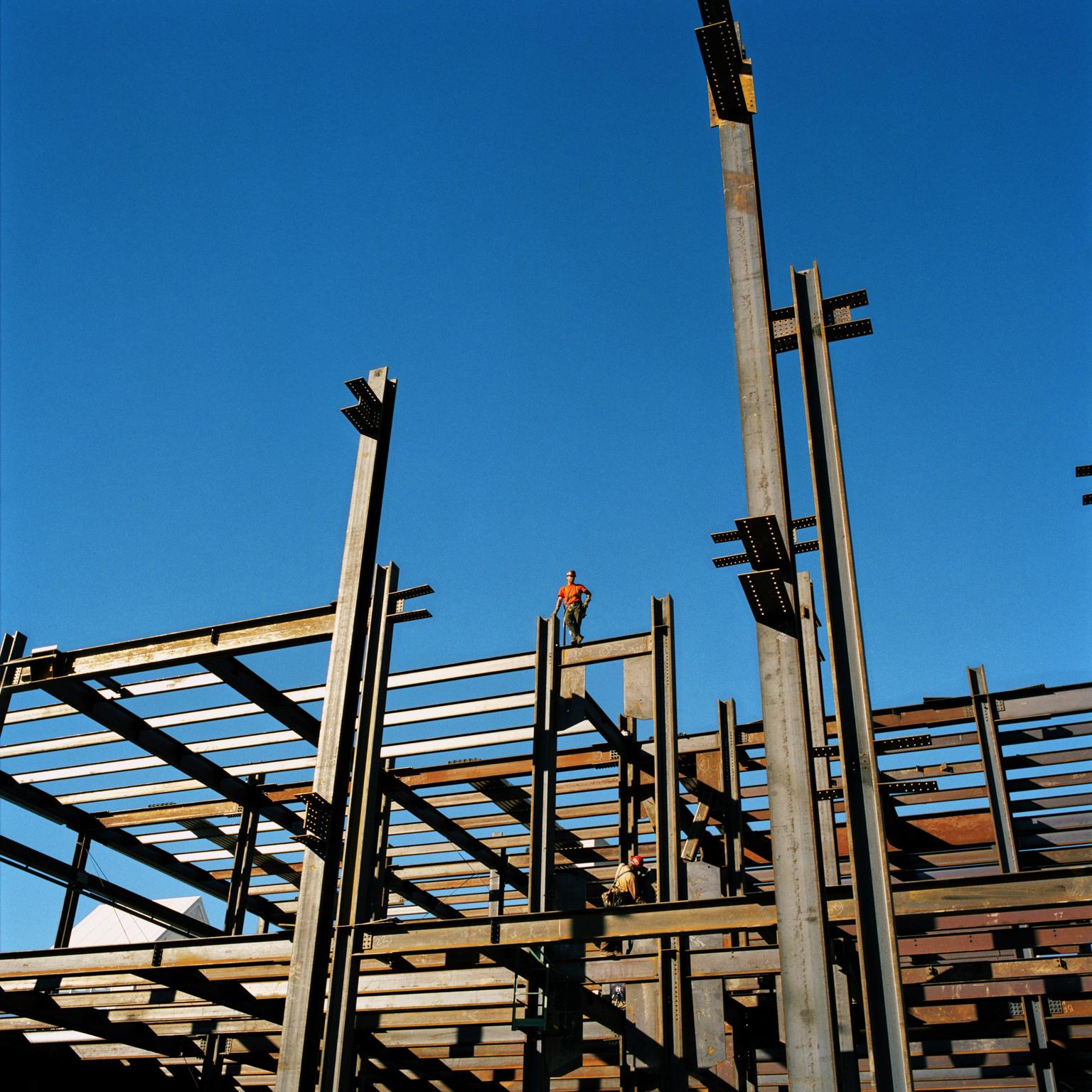 Brian Finke Figurative Photograph - Untitled (Construction)