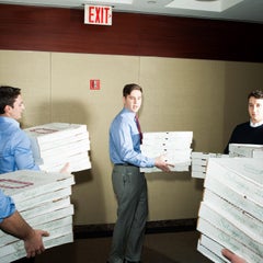 Untitled (Desktop Dining no. 6), photograph