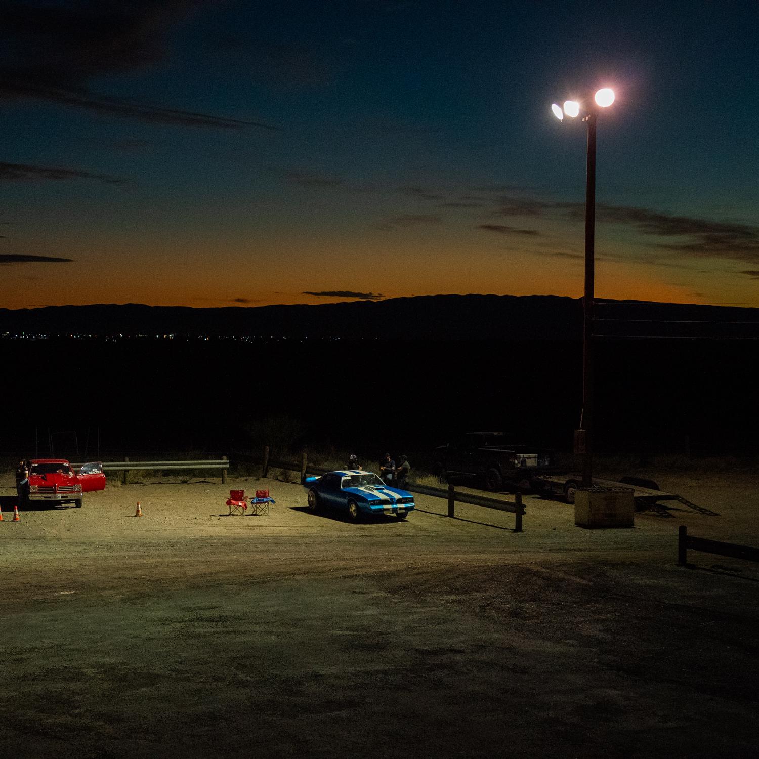 Brian Finke Color Photograph - Untitled (Presidio Drag Racing) 