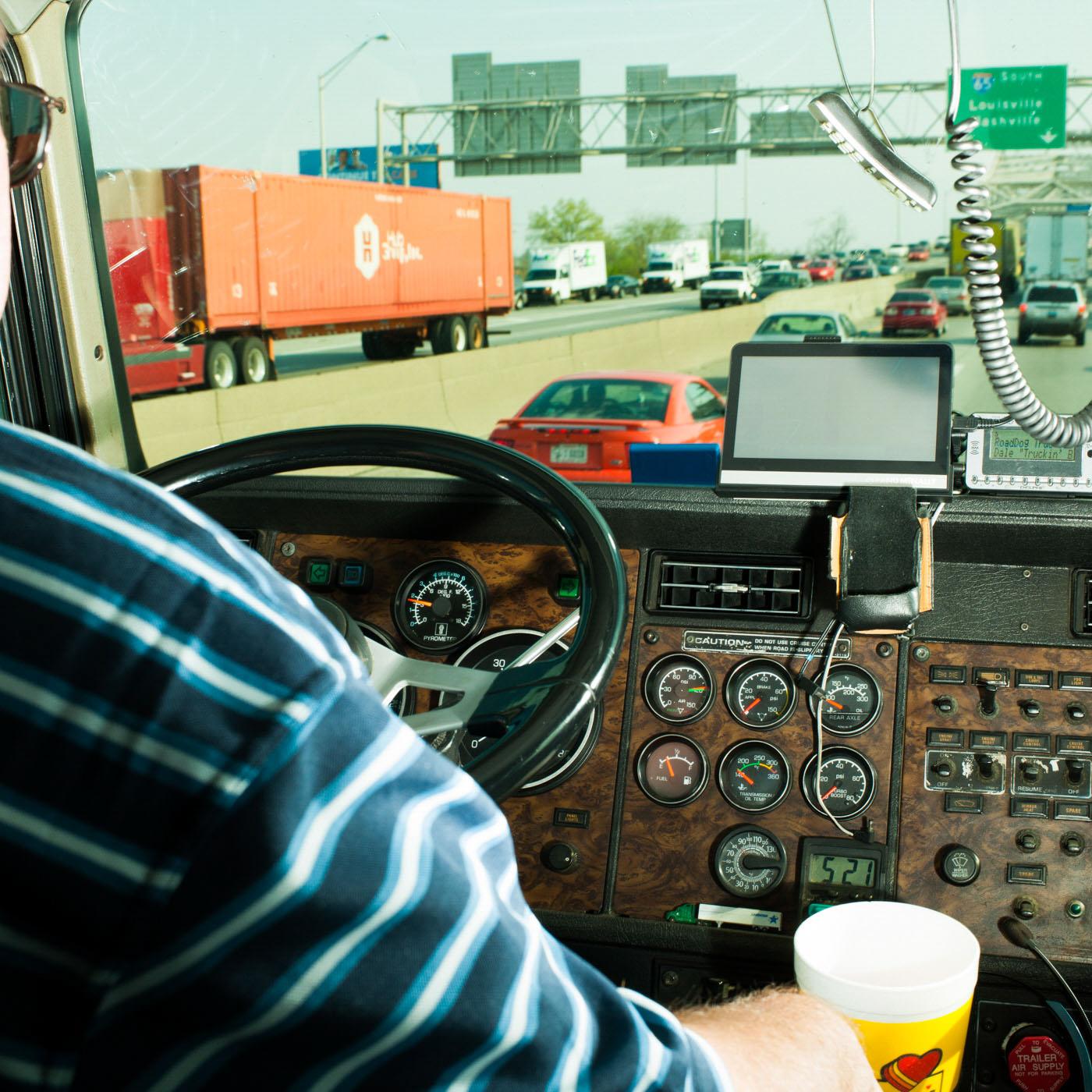 Brian Finke Figurative Photograph - Untitled (Truckers no. 13), photograph