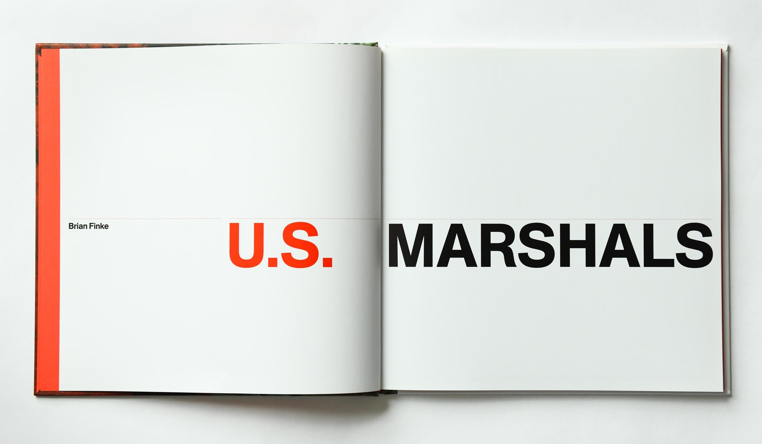 U.S. Marshals, monograph - Photograph by Brian Finke