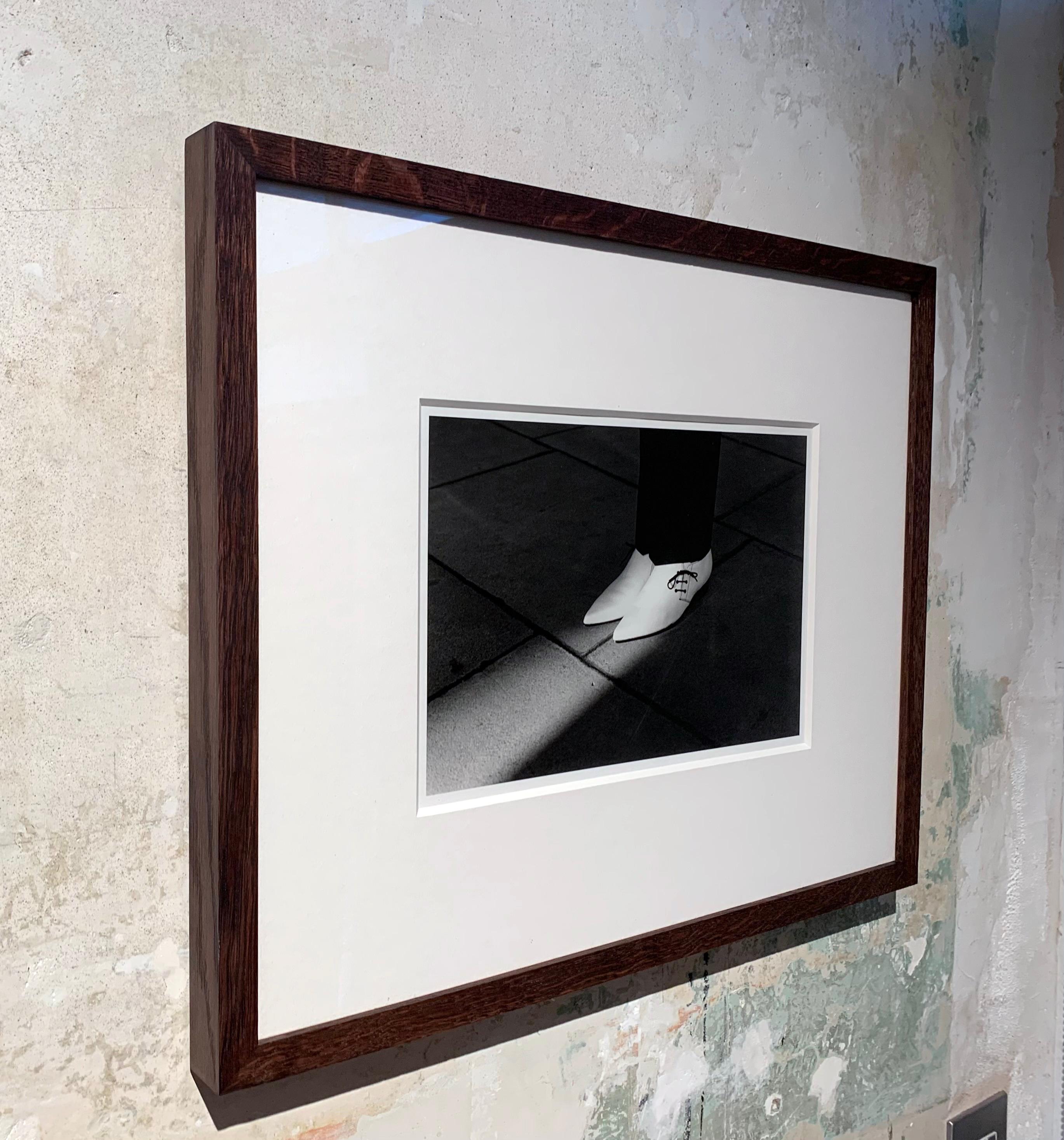 Brian Griffin
Joe Jackson - Look Sharp, 1979
Vintage Gelatin Silver Print, Framed; museum mount board, antireflective art glass, oak frame
Image size; 11 4/5 × 15 7/10 in  30 × 40 cm Frame: 44 x 54 cm

This 1979 photograph was shot for the album