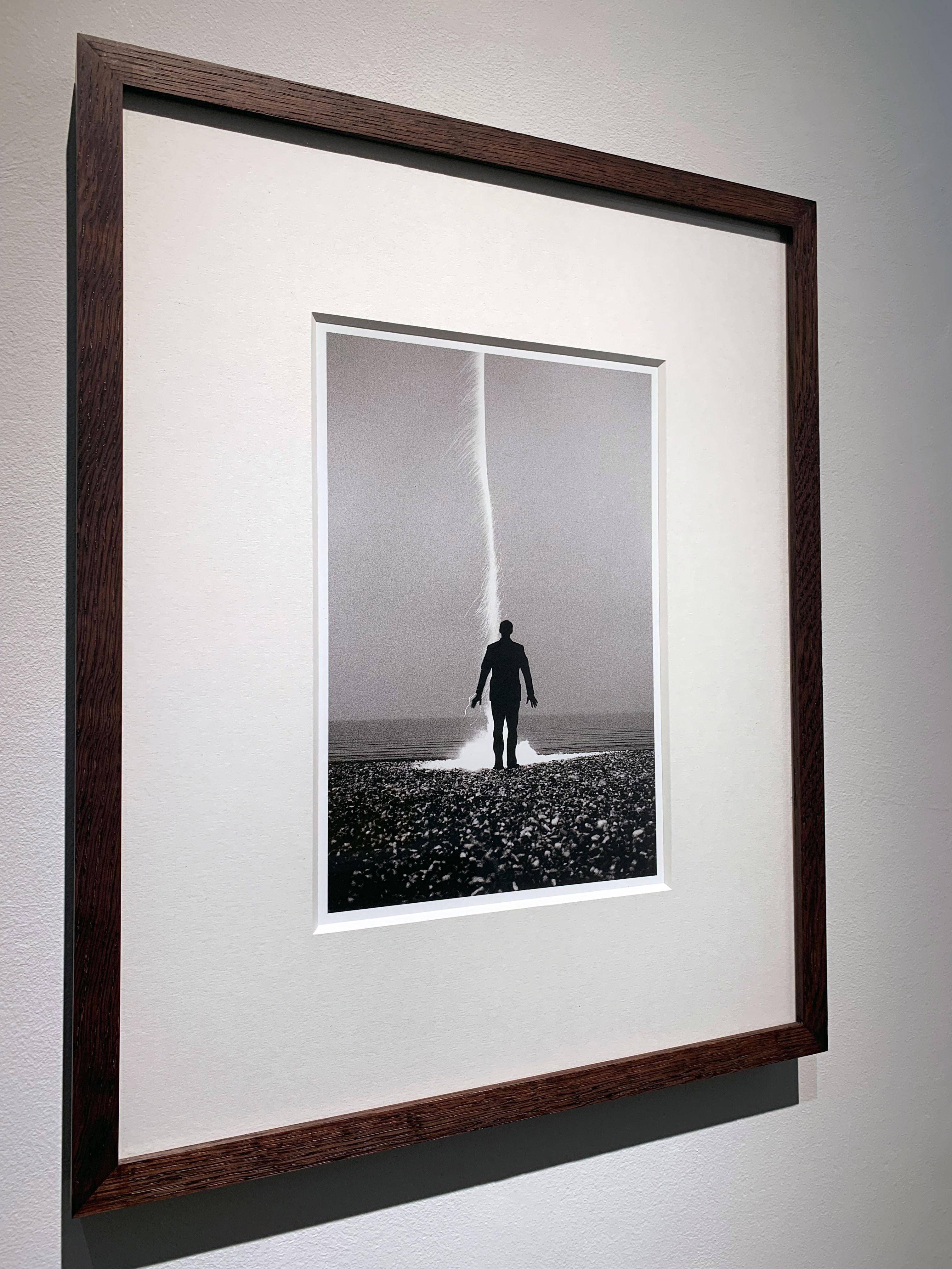 Rocket Man, Dungeness, Kent, 1979 / Howard Jones - Crossed That Line 1989 - Brown Figurative Photograph by Brian Griffin