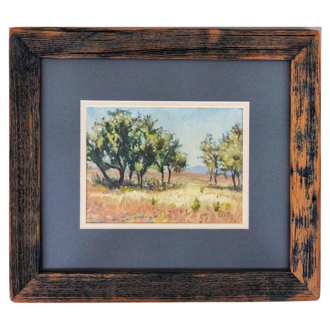 Brian Grimm Texas Landscape Study Painting For Sale