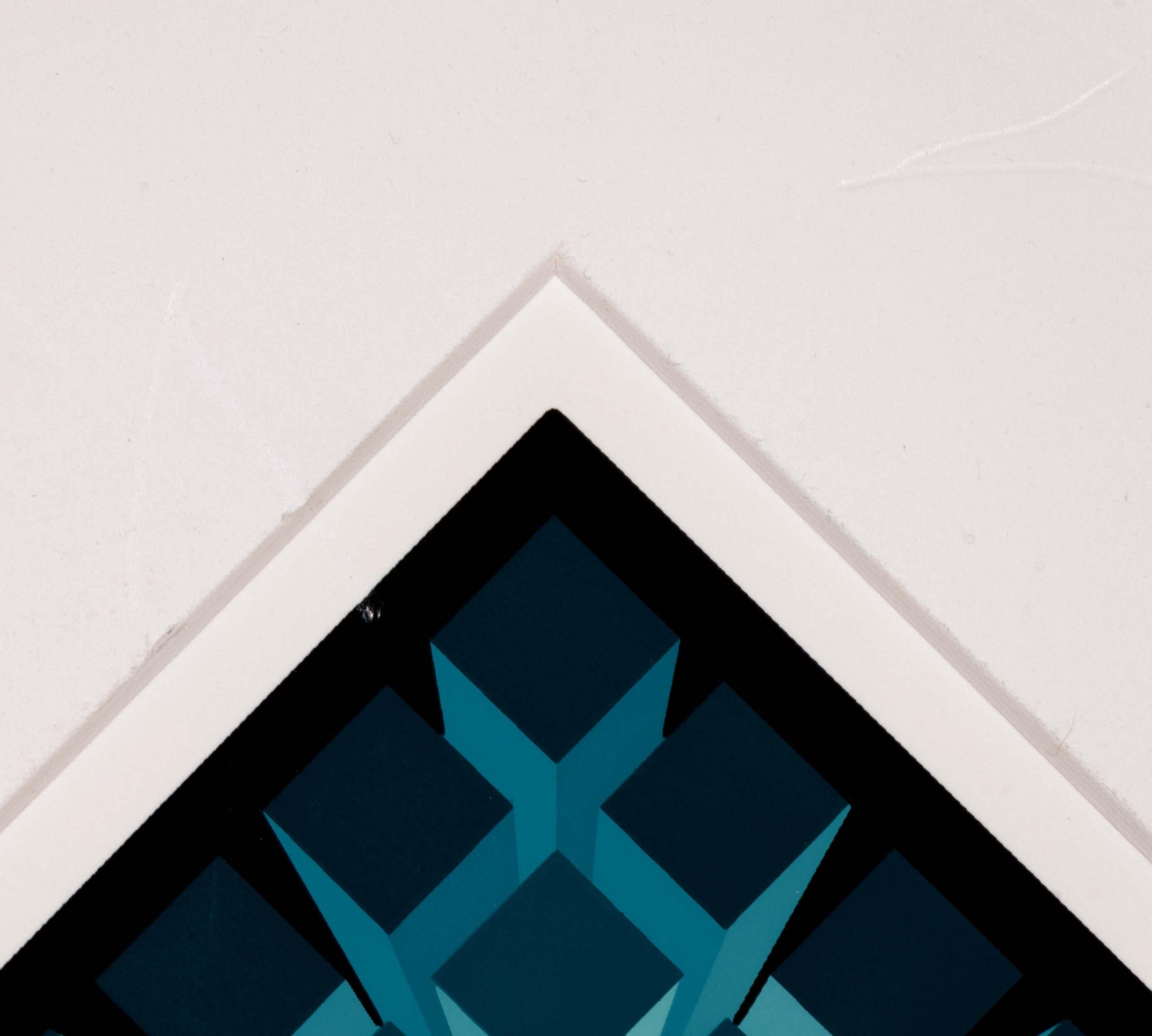 Brian Halsey Alpha V Serigraphie AP 3/12 State II/IV Signiert ungerahmt im Zustand „Gut“ im Angebot in Keego Harbor, MI