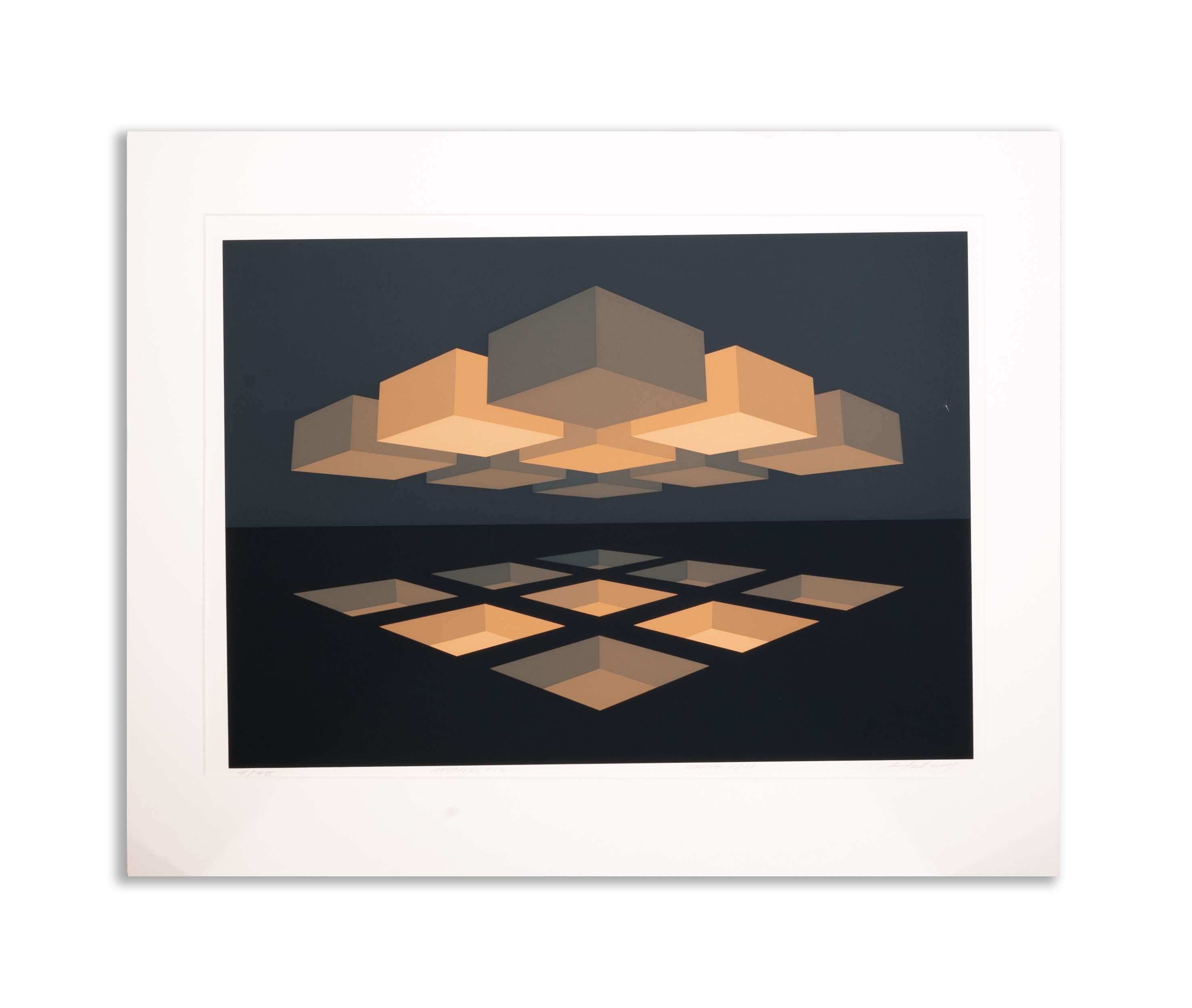Brian Halsey Apothosis Serigraphie 4/75 State 1/11 Signiert ungerahmt (Moderne) im Angebot
