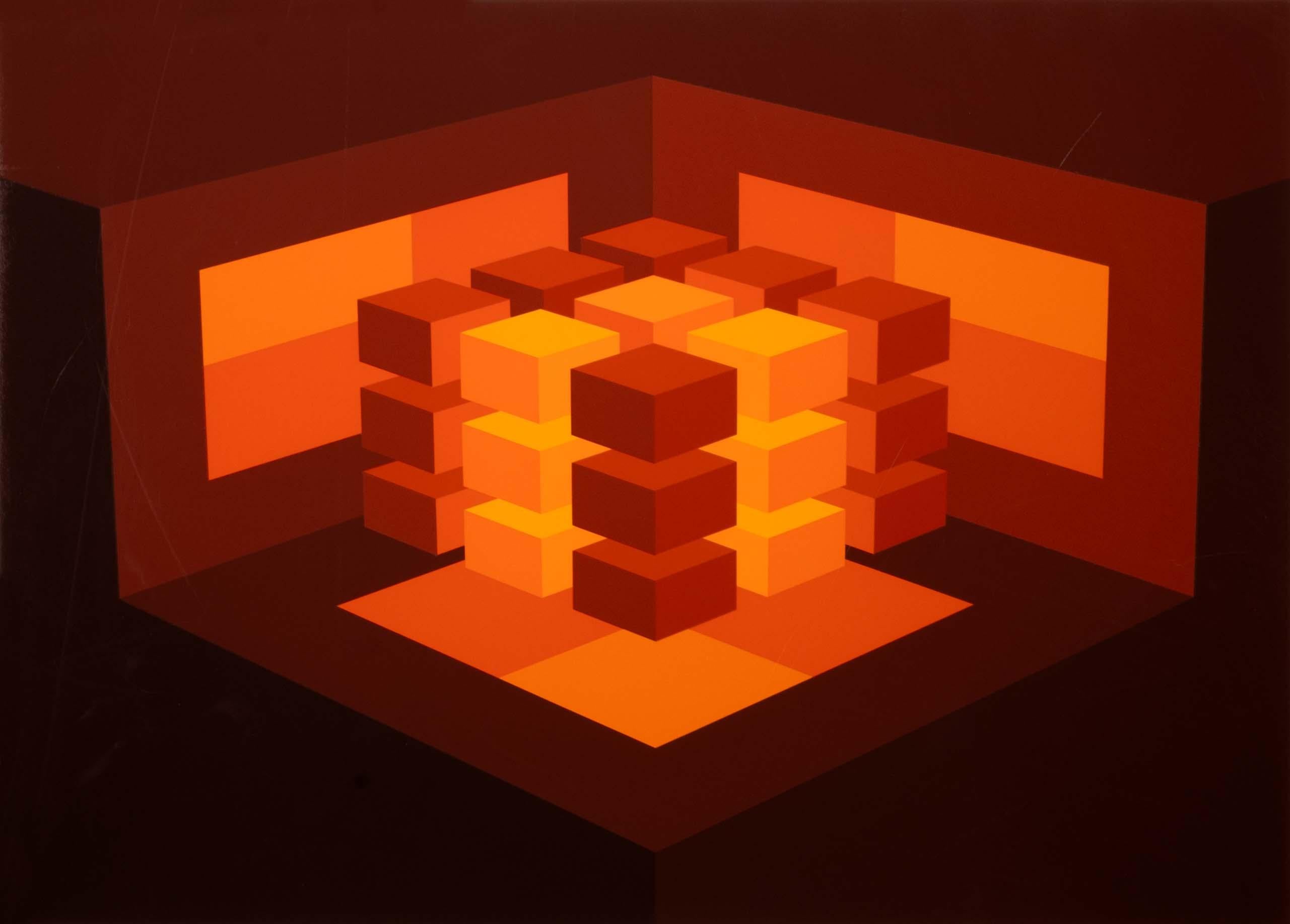 Brian Halsey Matrix Serigraphie 4/75 State 1/11 Signiert ungerahmt (amerikanisch) im Angebot