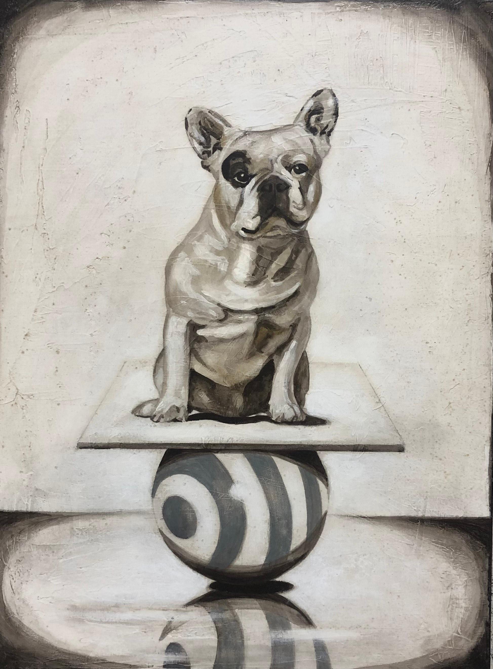 Brian Hibbard Animal Painting – Amüsieren Sie sich 122