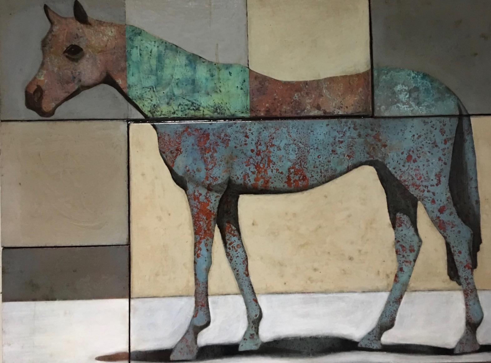 Brian Hibbard Animal Painting – Pferd 543