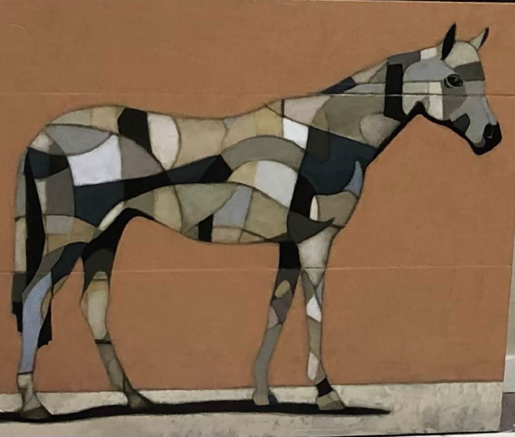 Animal Painting di Brian Hibbard - Cavallo 617