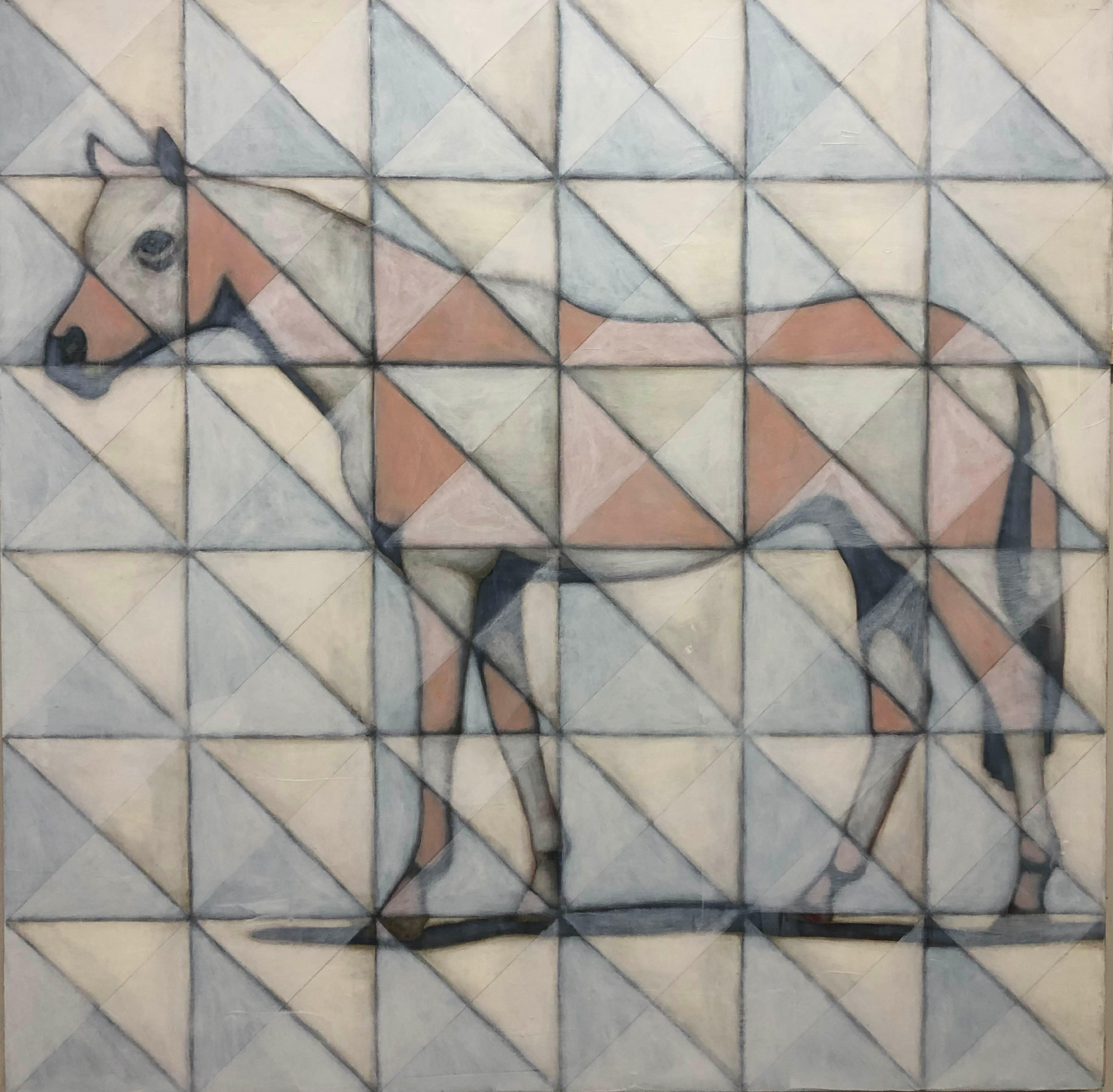 Animal Painting di Brian Hibbard - Cavallo 621