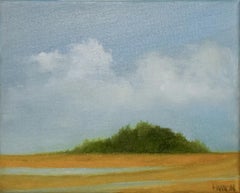 Cape Cod Landscape (Seaside Oil Painting)