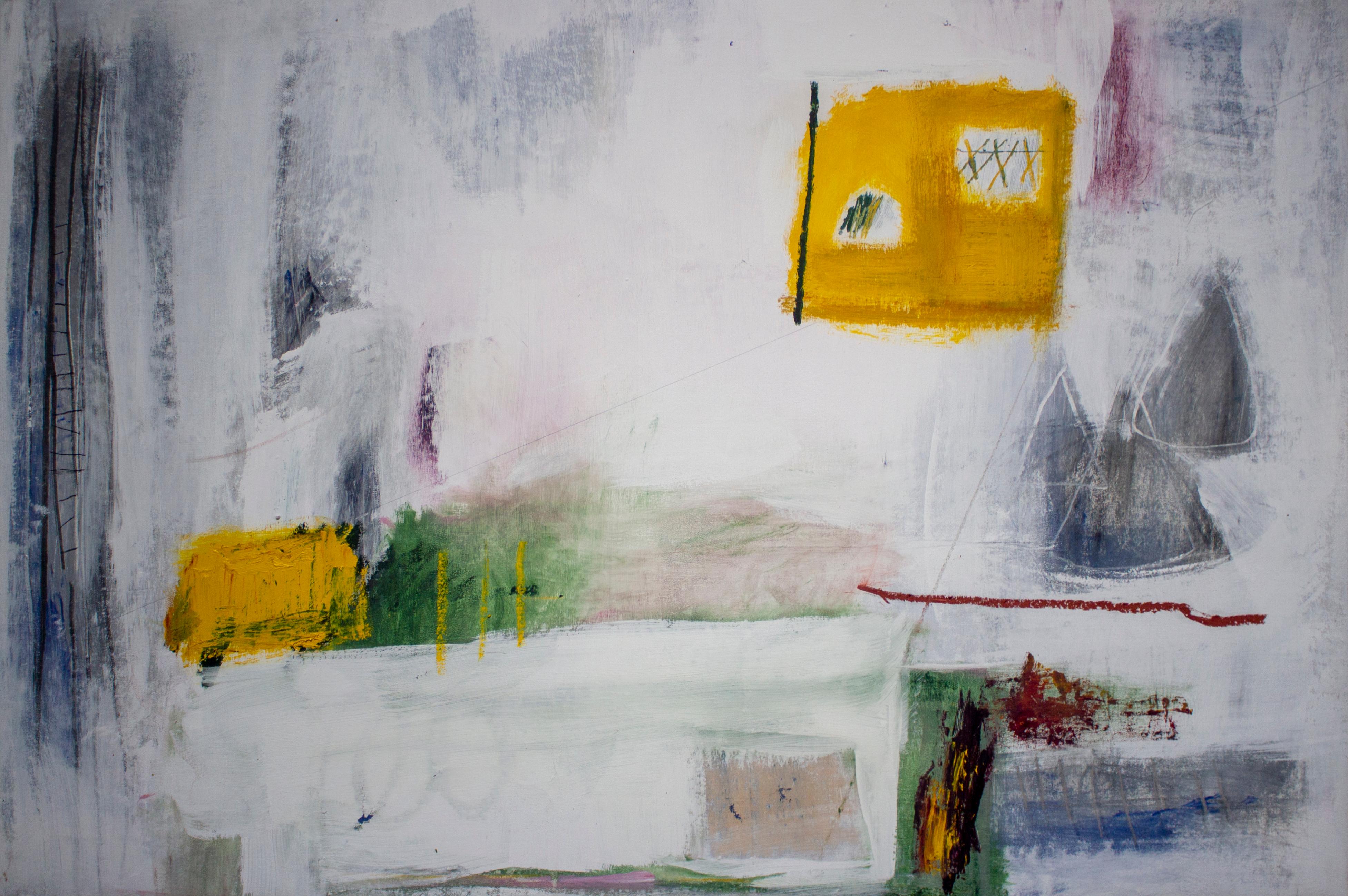 Abstract Painting Brian Jerome - « Un temps si loin, je ne crois pas qu'il existe »