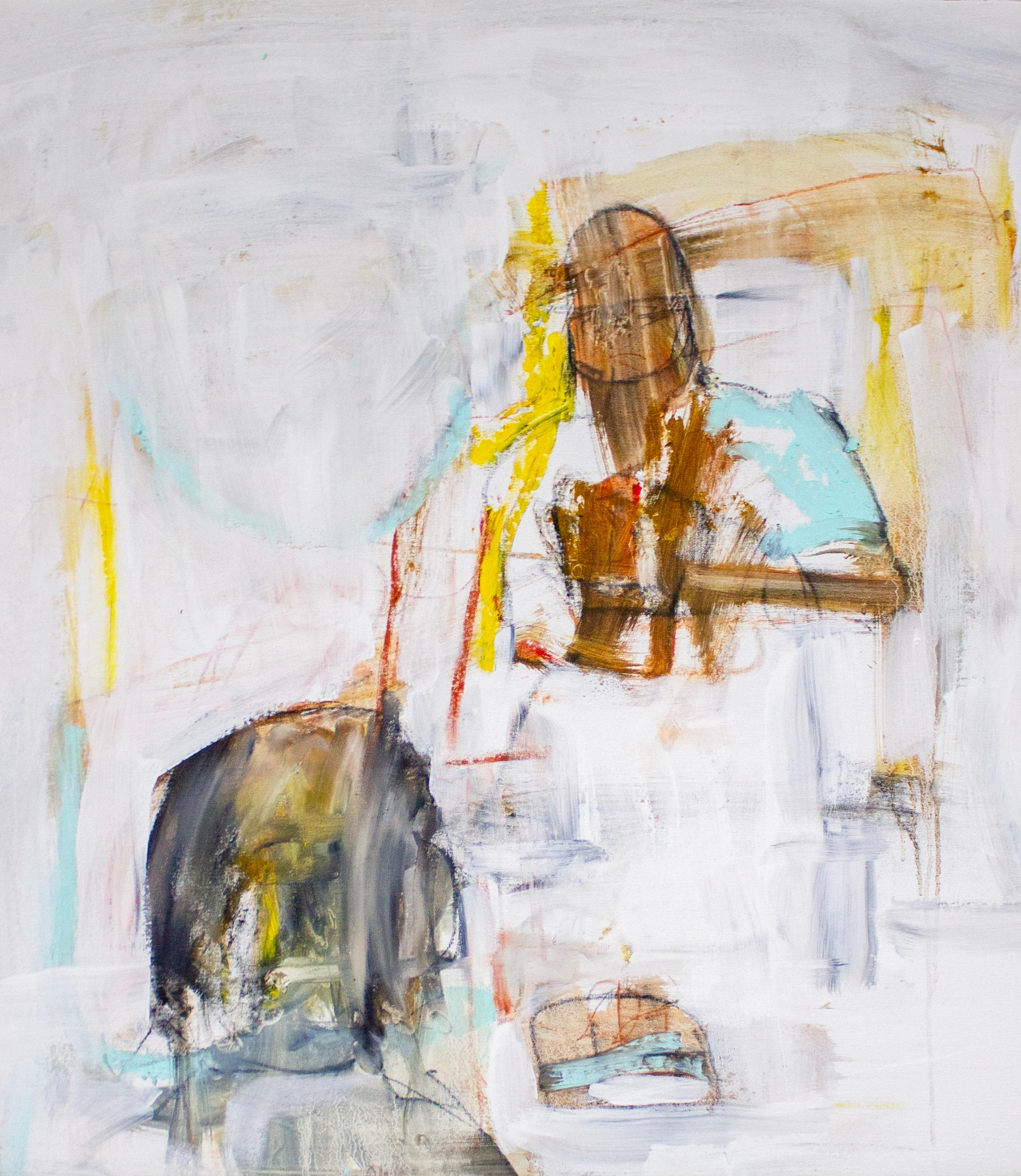 Abstract Painting di Brian Jerome - Una libagione non ricambiata