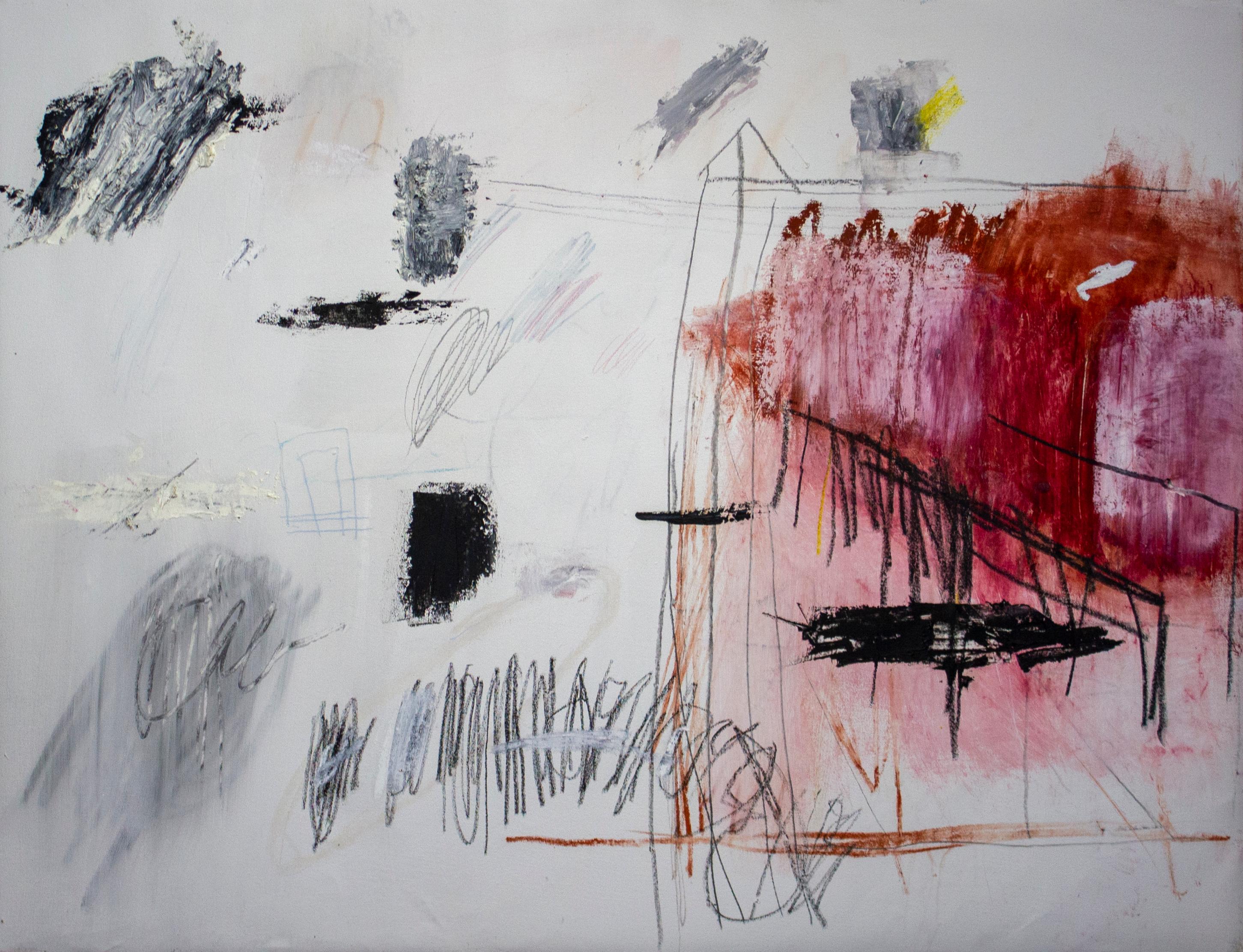 Abstract Painting Brian Jerome - Au-delà du cri