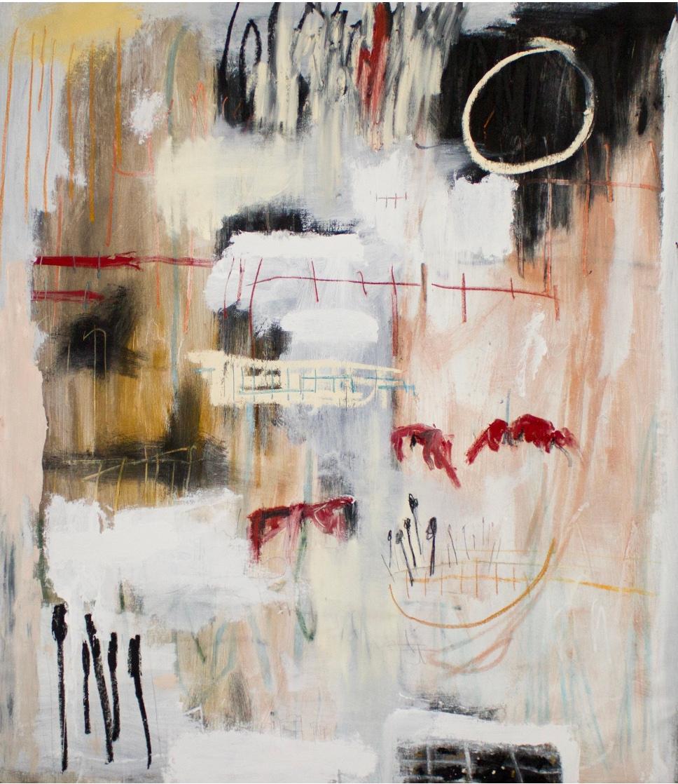 Brian Jerome Abstract Painting - But I know We're Not Coming Back Here Again