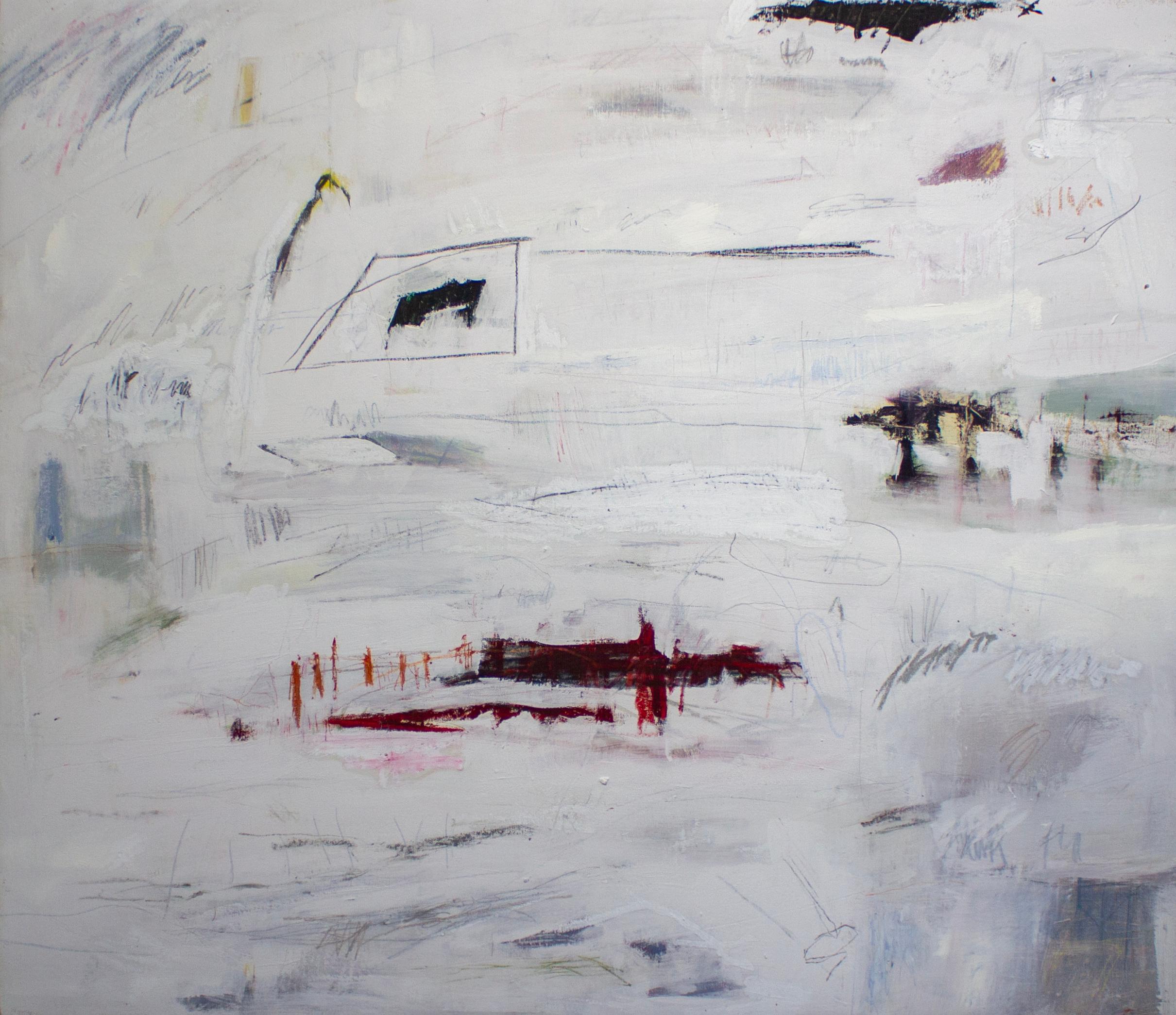 Abstract Painting Brian Jerome - Pour chaque place que je n'ai pas pu occuper, pour chaque mot que je n'ai pas pu dire