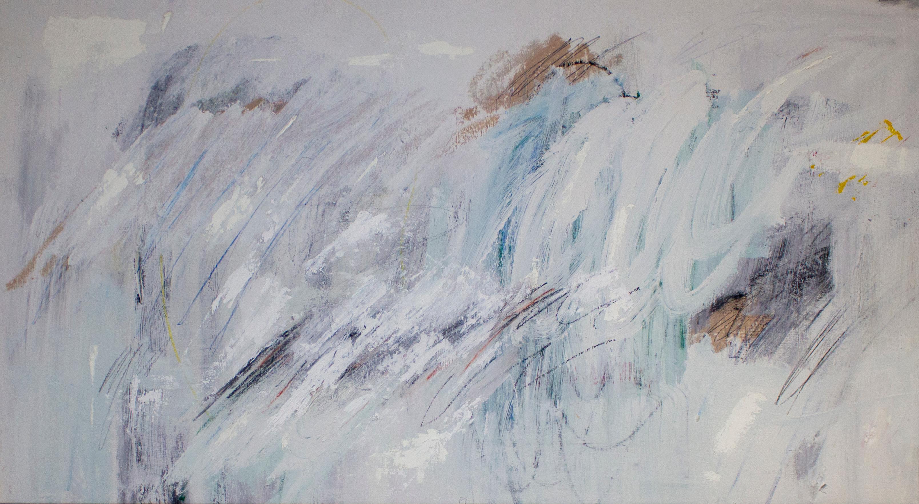 Abstract Painting Brian Jerome - Graduellement, on se rend compte qu'il est à la fois involutif et inconscient