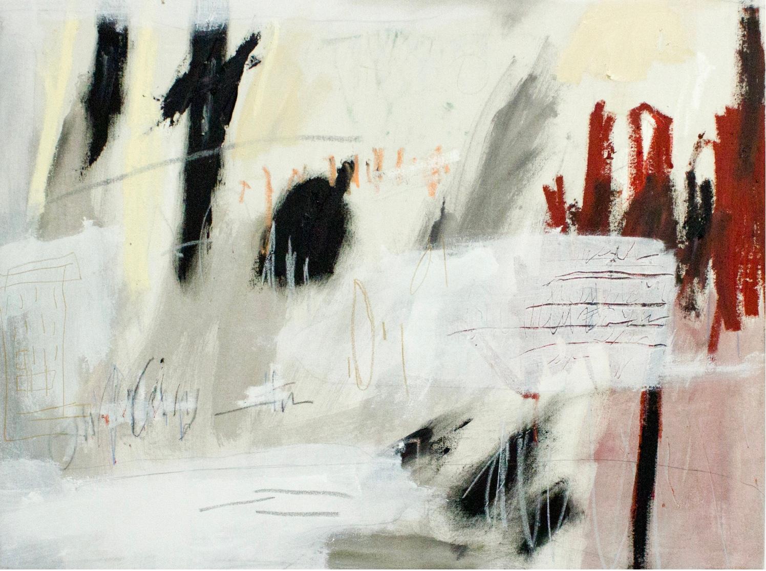 Abstract Painting Brian Jerome - Combien honntement nous avons essay d'apprendre, mais nous oublierons