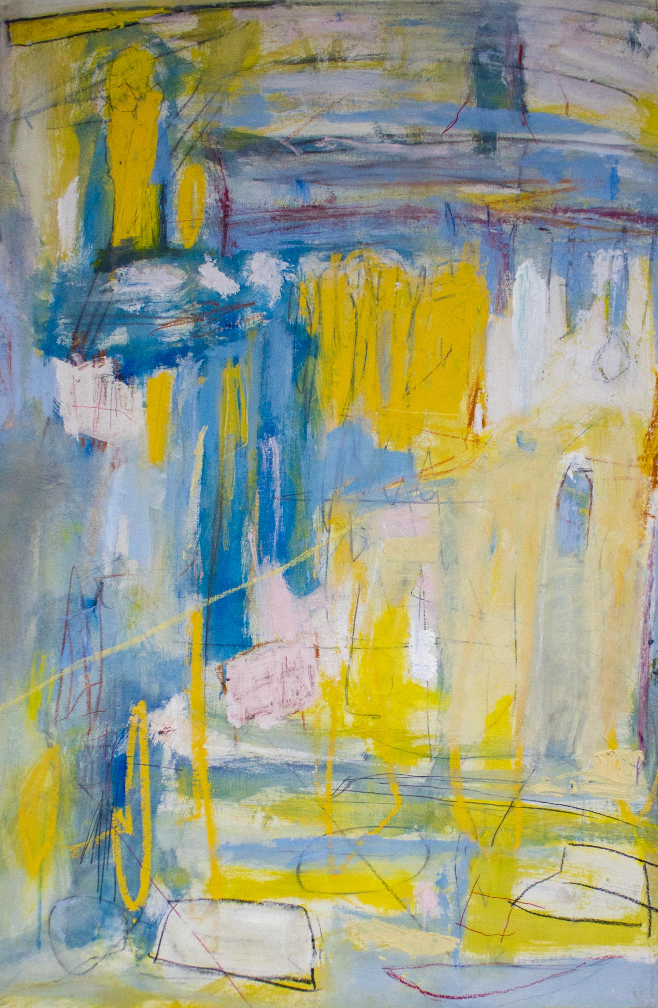 Abstract Painting di Brian Jerome - Una persona purificata, precedentemente strappata e lacerata