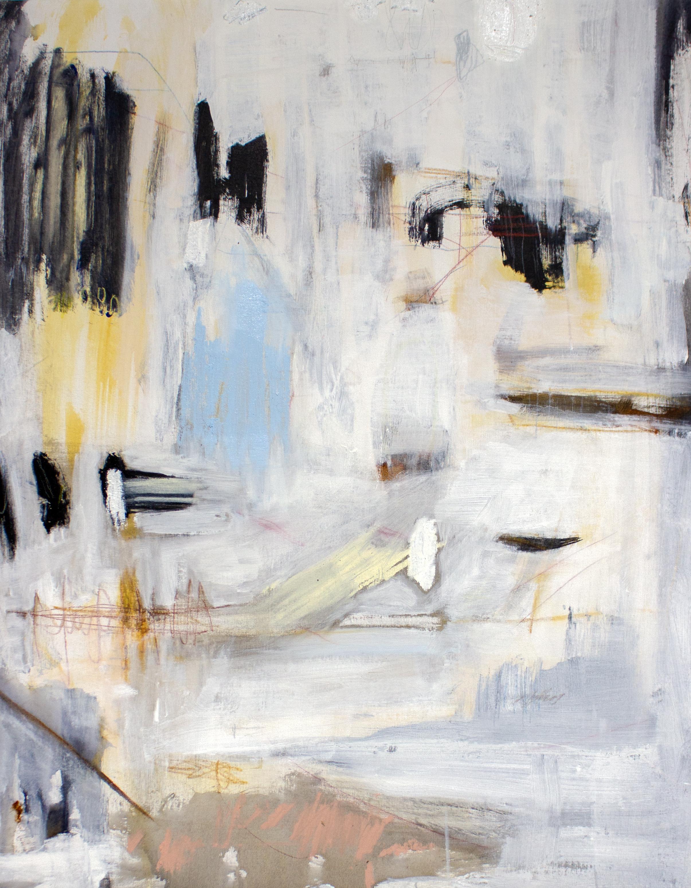 Brian Jerome Abstract Painting - Swaying Between Autonomous Walls