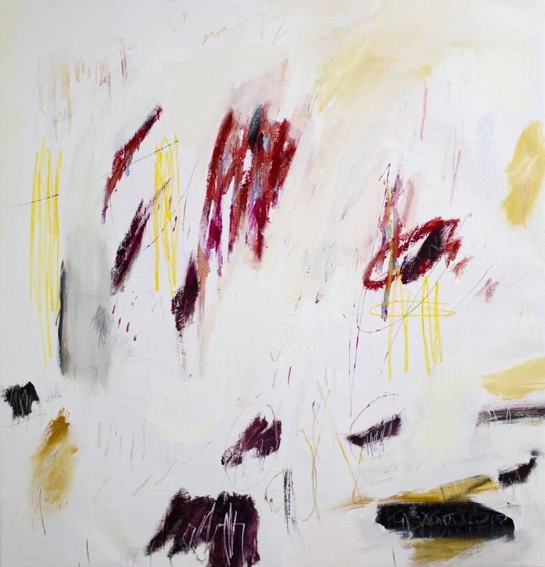 Brian Jerome Abstract Painting - The Vodka is Good, but the Meat is Rotten