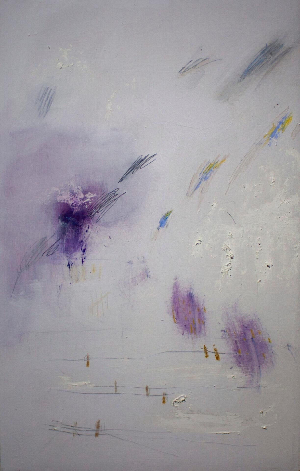 This Instant, This Moment, There is Everything; Bursting and Still - Painting by Brian Jerome