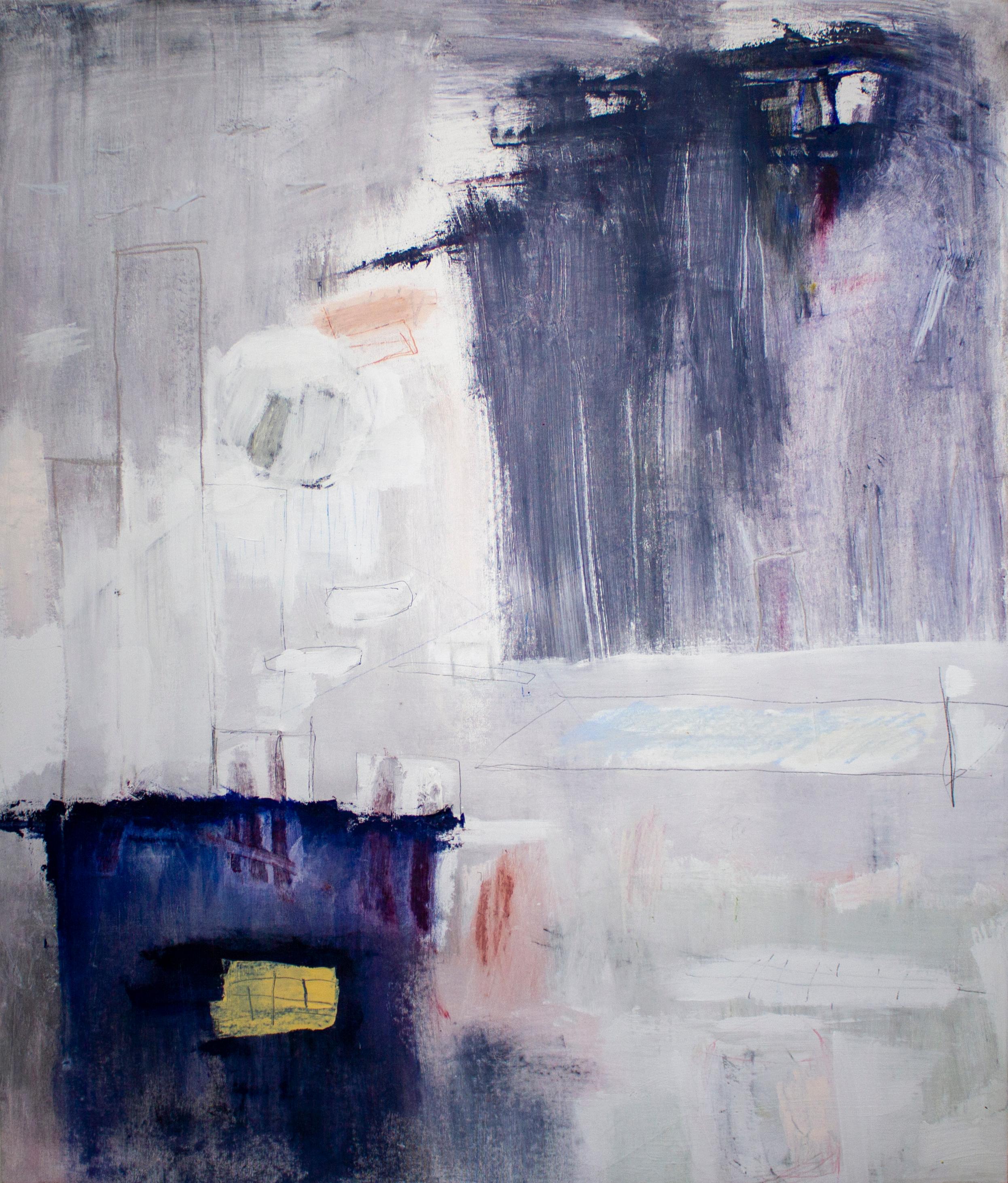 Brian Jerome Abstract Painting - Those Late Kensington Nights