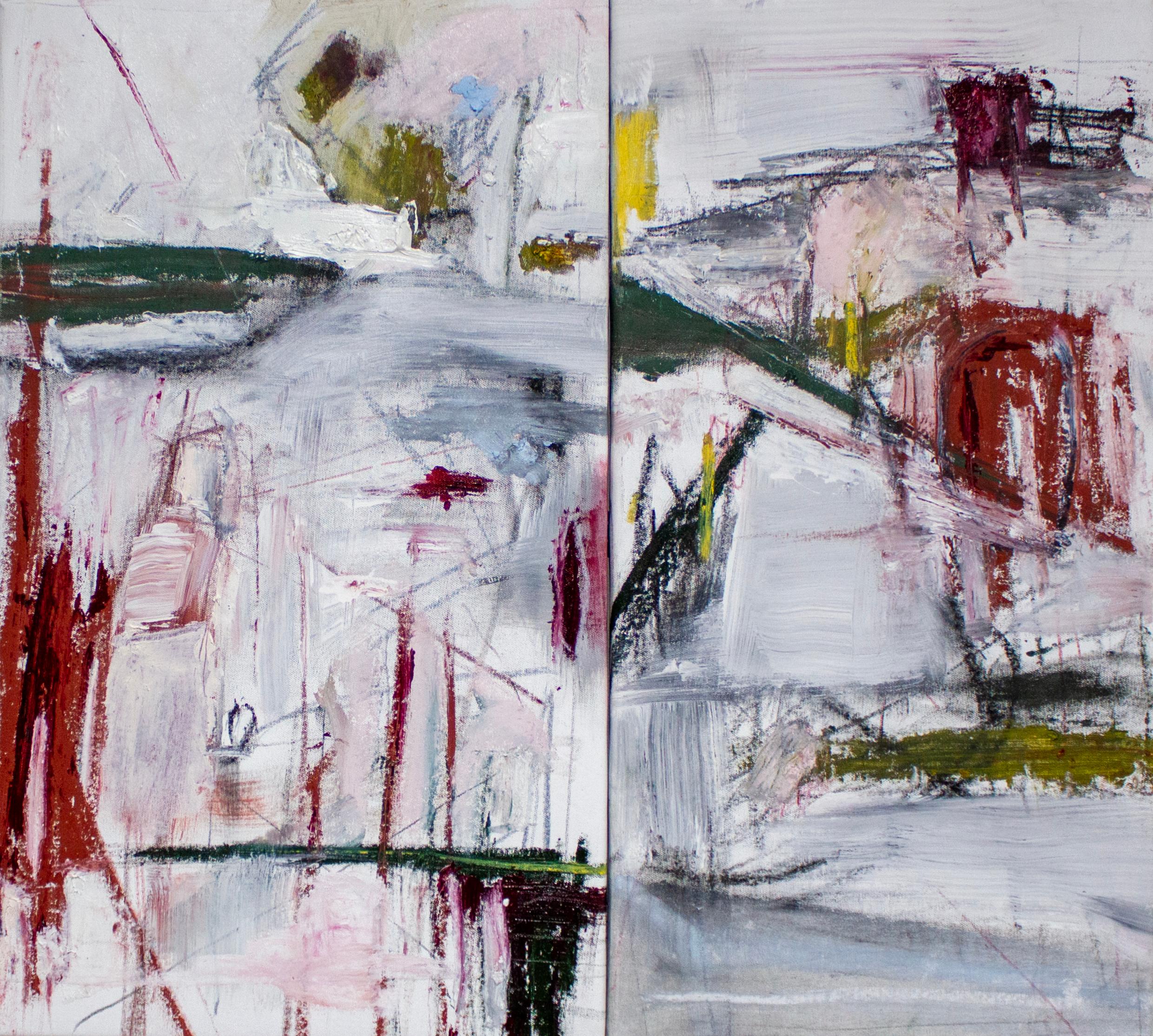 Abstract Painting di Brian Jerome - Il confronto involontario con uno specchio represso