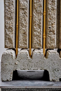 ON THE HUSTINGS (RISE) - Concrete Industrial Sculpture with Bamboo