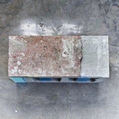 PAX (ENTRE TIEMPOS) - Escultura geométrica Vintage Materiales de construcción recuperados