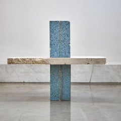 PAX (MOUNTAIN TOP) - Geometric Abstract Sculpture w/ Reclaimed Building Material