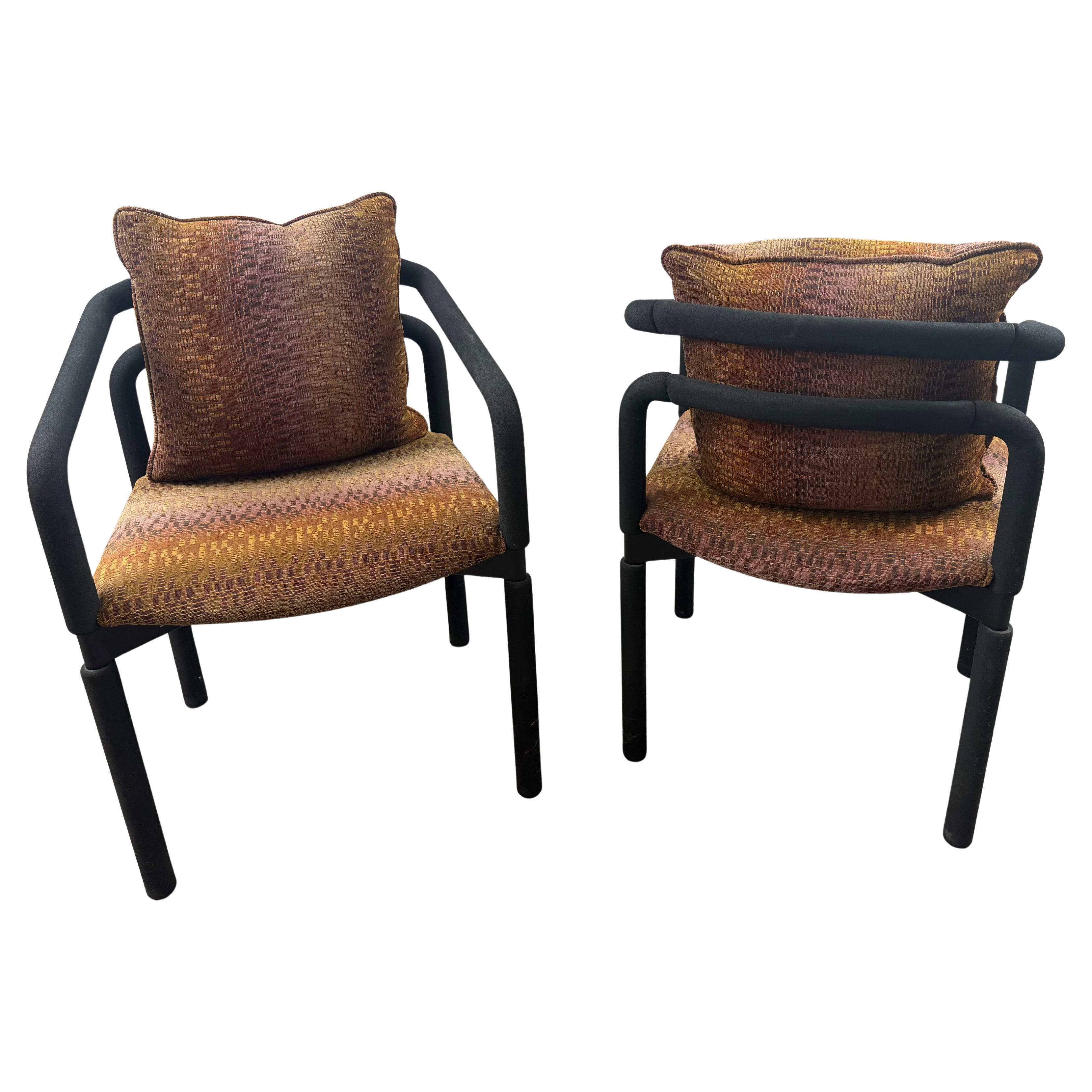 Brian Kane Rubber Chair for Metropolitan Furniture / Steelcase 1980
s , A Pair For Sale