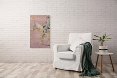 "Angels And Cowboys" - Oil And Wax Figurative Painting with Horse