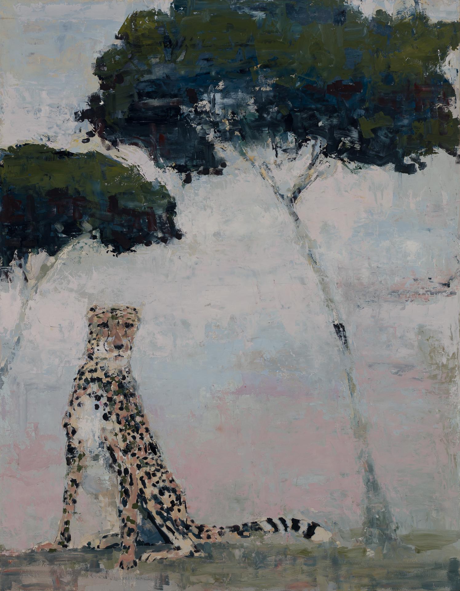Brian Keith Stephens Animal Painting - "Bring Me a Turkish Delight" (2021) Expressionist Animal Portrait, Oil Painting
