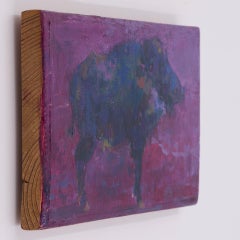 "Butterfly Kisses for You #1" - Oil on Linen Figurative Animal Painting 2018