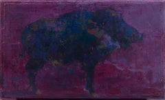 "Besos de mariposa para ti nº 1" - Óleo sobre lino Pintura figurativa de animales 2018