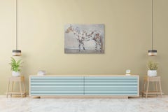 "Quiet Rituals" (2025) Impressionist Animal Portrait, Oil and Wax Painting