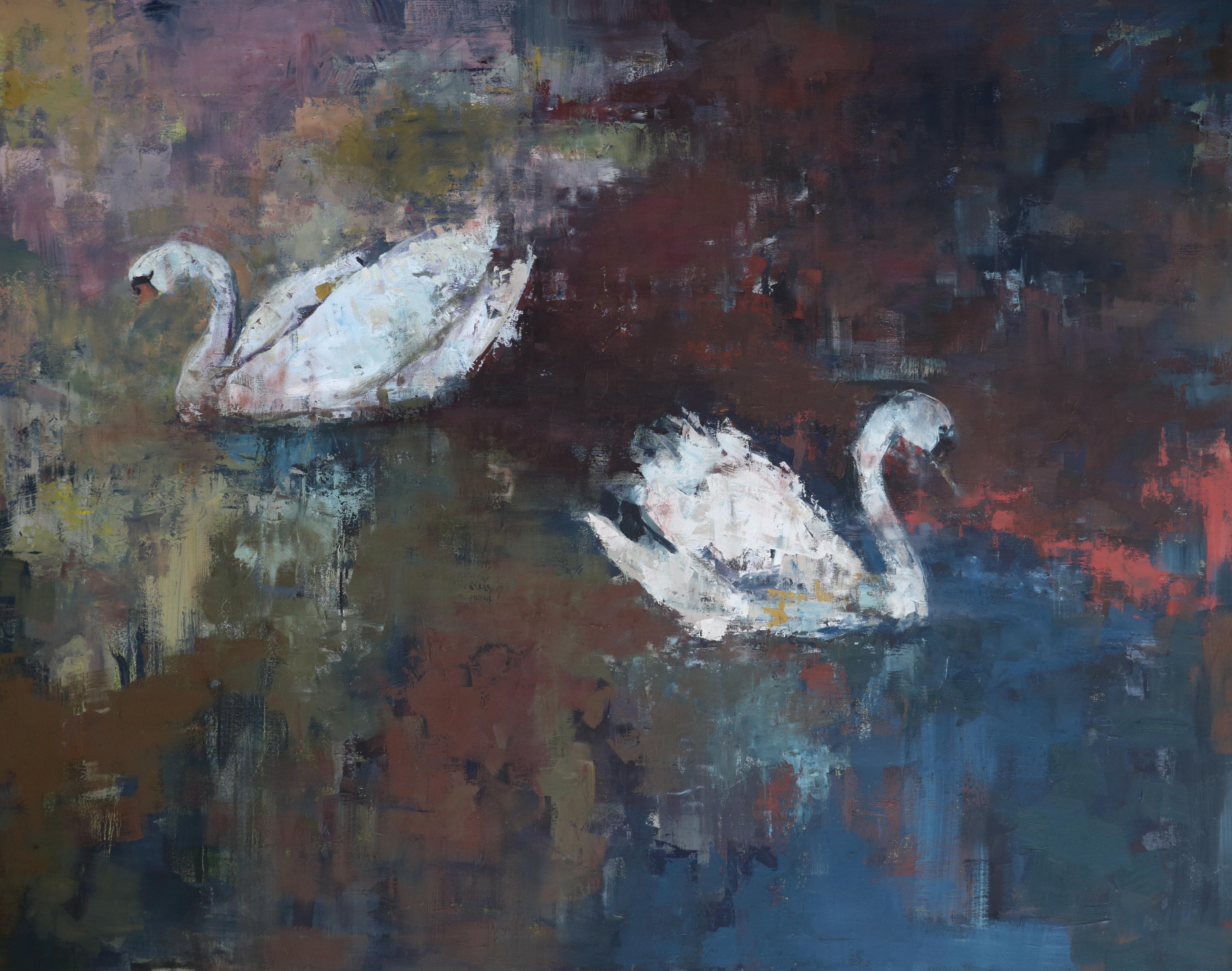 Animal Painting di Brian Keith Stephens - I giorni di pioggia sono per le patatine
