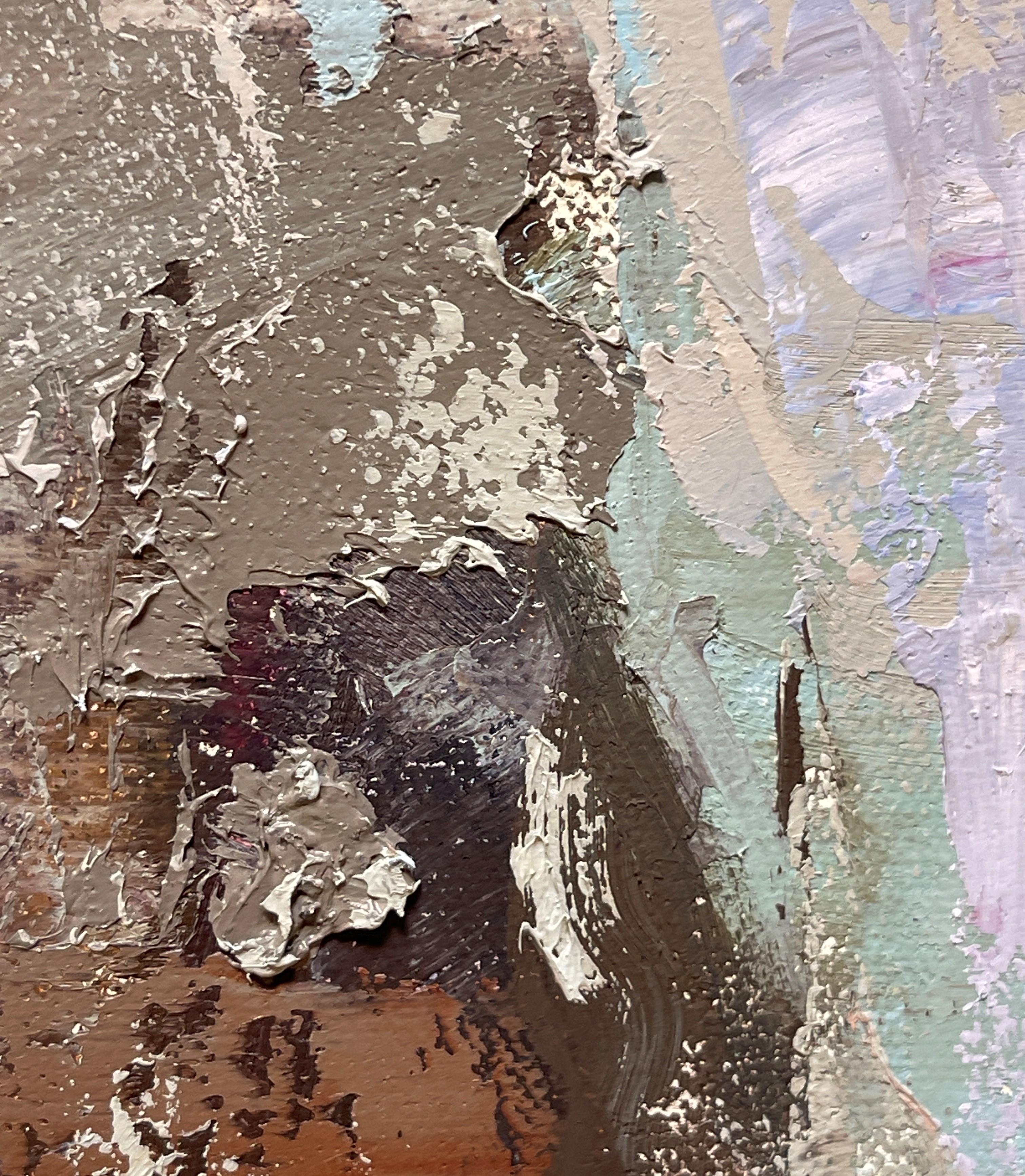 „Slow Speed“ Original Stiergemälde von Brian Keith Stephens, Texturierte Kunst im Angebot 6
