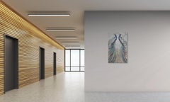 "Sweet Talking Love" (2025) Animal Still-Life, Oil and Wax Painting