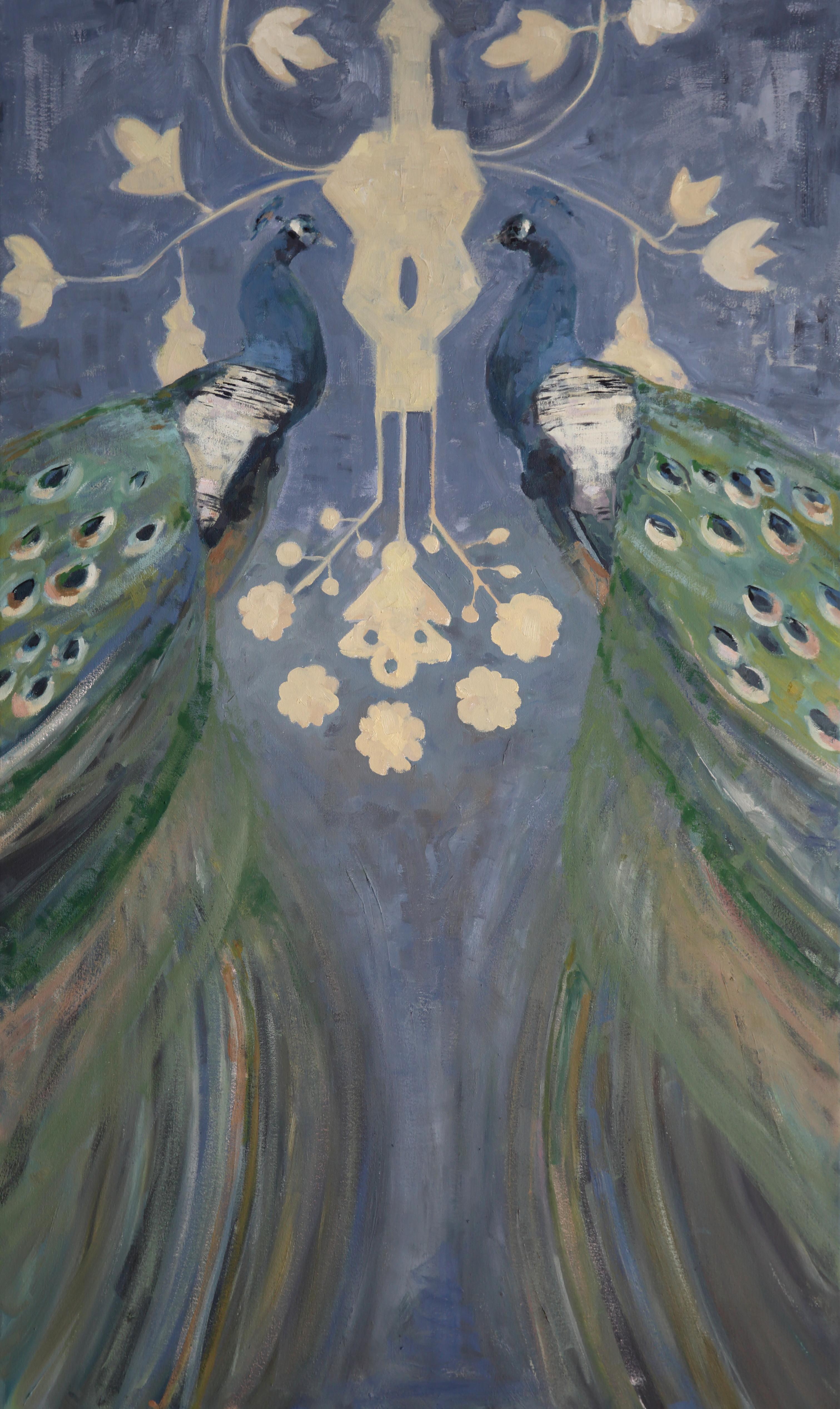 Brian Keith Stephens Animal Painting – "Du hast alles" (2025) Impressionistisches Tierporträt, Öl- und Wachsmalerei
