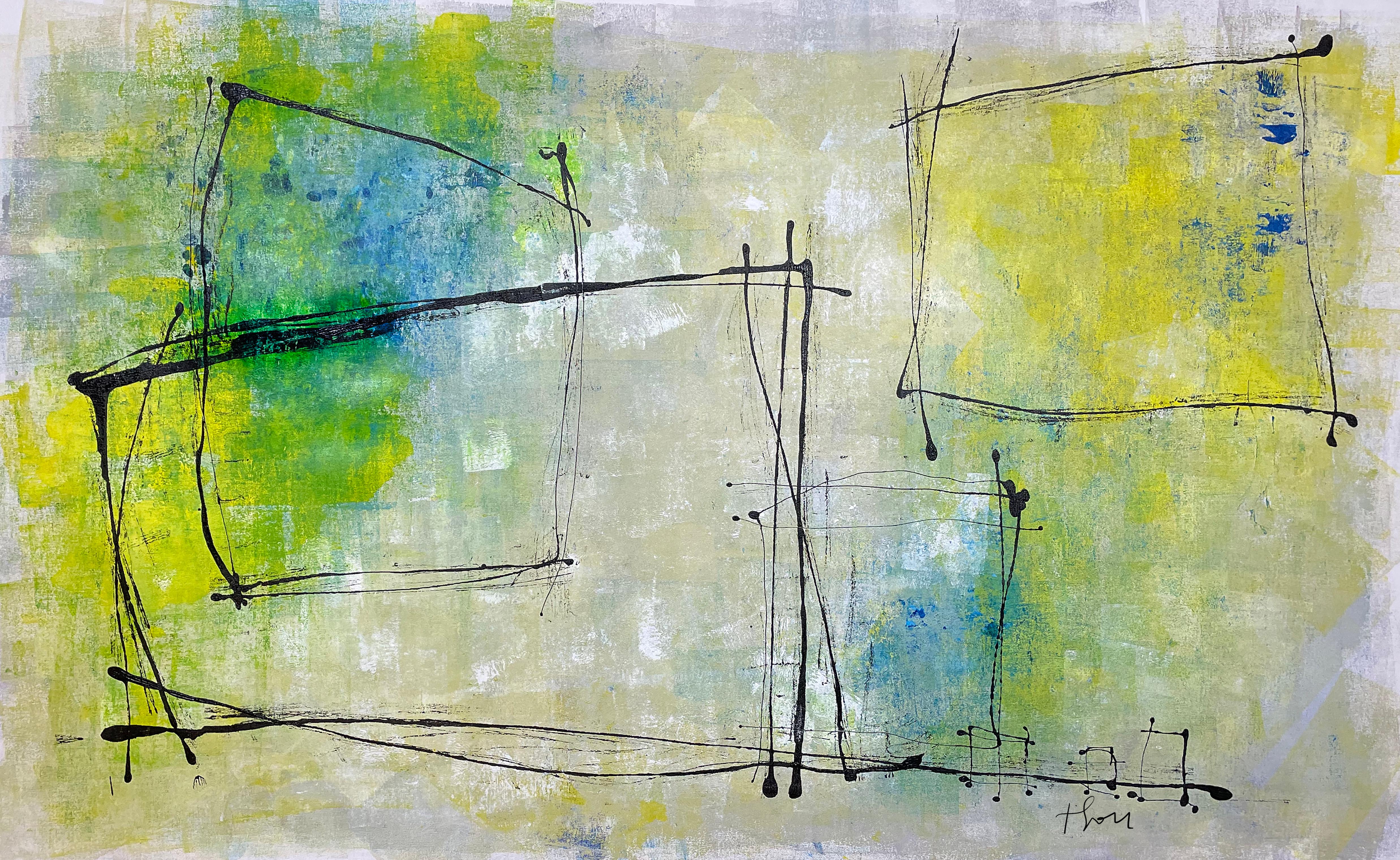 Brian Kirchoff Abstract Painting - Raw #57