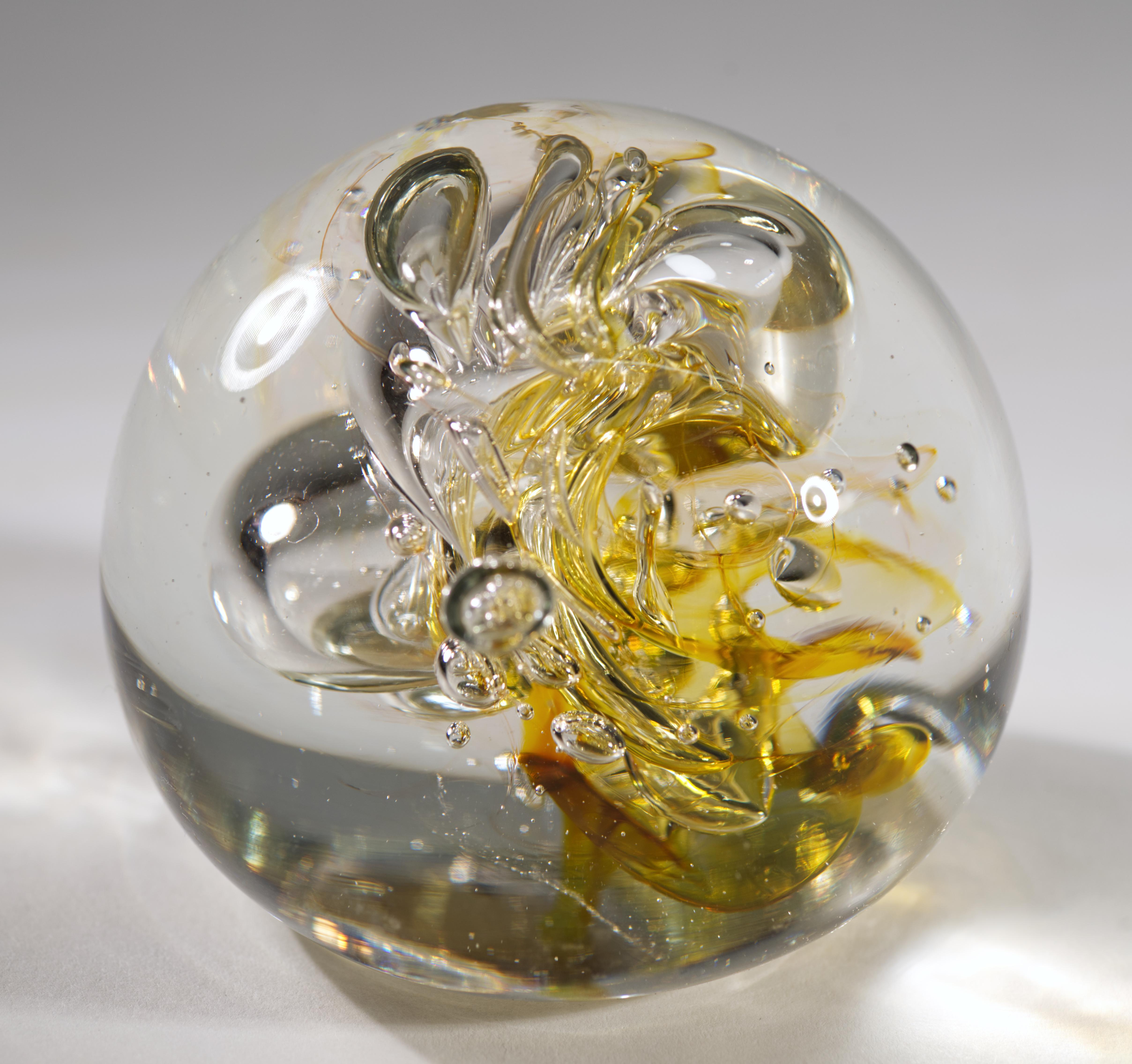 Américain Presse-papiers Brian Lonsway, Toledo OH, American Art Studio Glass, 1980 en vente