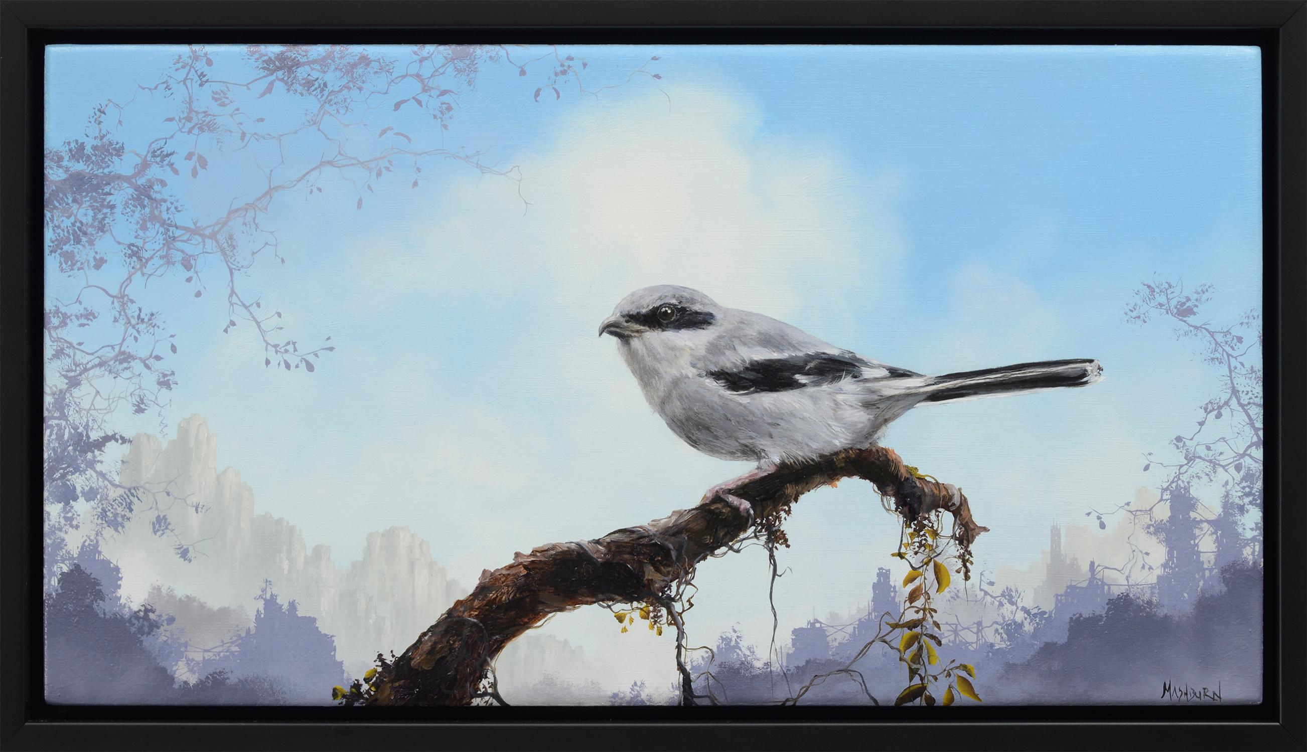 „Butcher Bird“ Original Ölgemälde – Painting von Brian Mashburn