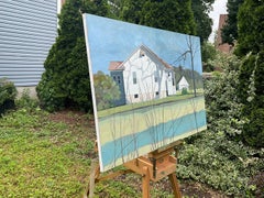 Country White House, Oil Painting