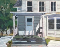 Casa vuota, pittura a olio